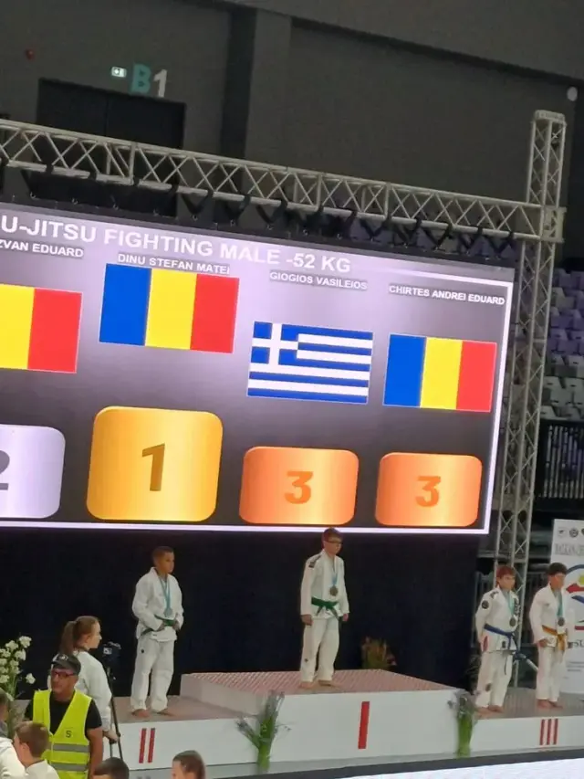CS Marina Constanta la Campionatul Balcanic de Ju Jitsu 2024
