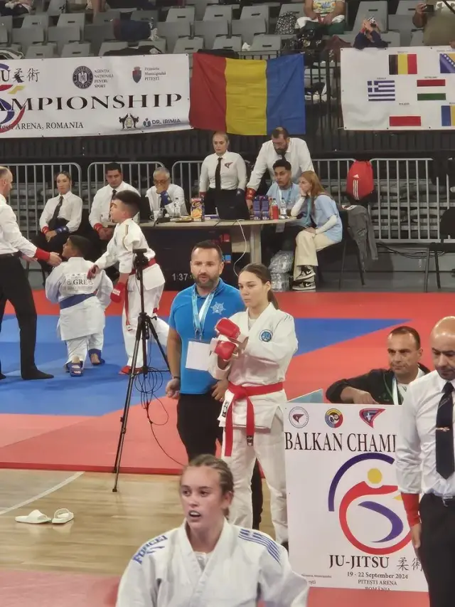 CS Marina Constanta la Campionatul Balcanic de Ju Jitsu 2024