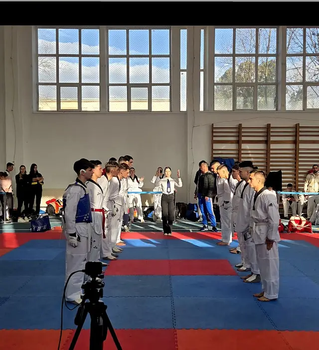 Podium national militar Taekwondo WT