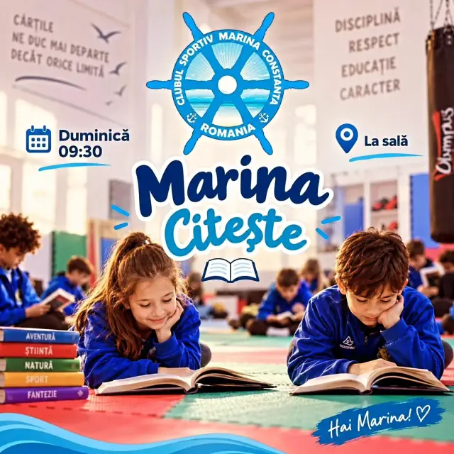 marina citeste o ora fara telefon